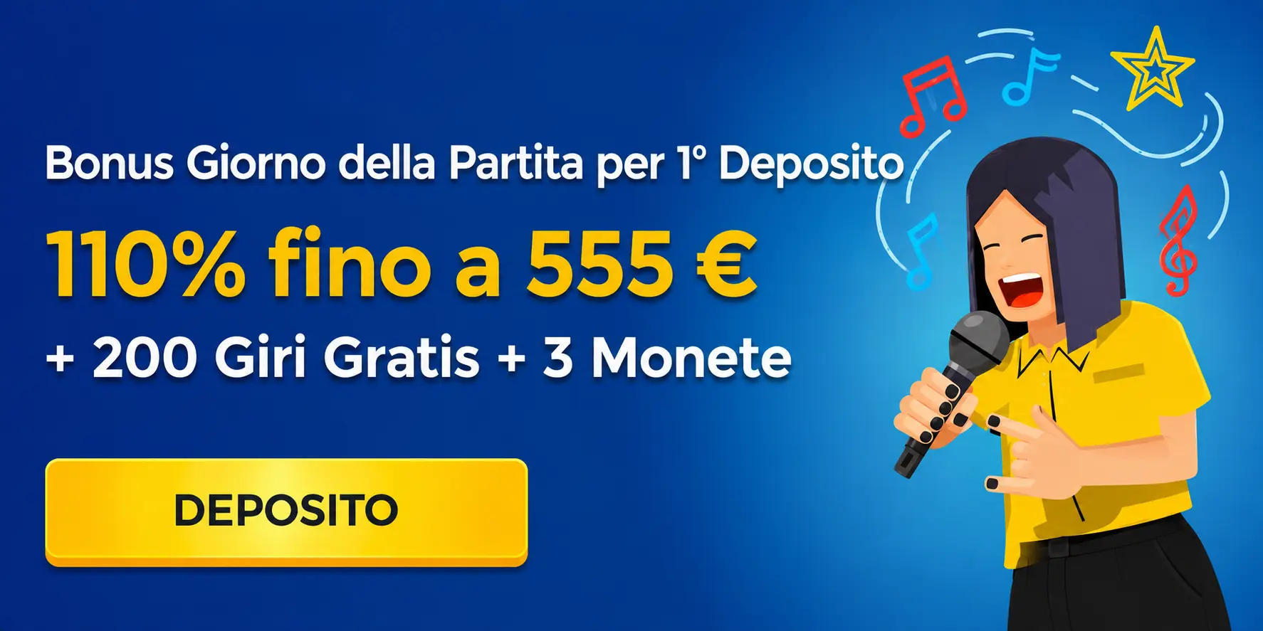 Primo deposito e bonus di benvenuto su Rolling Slots Casino