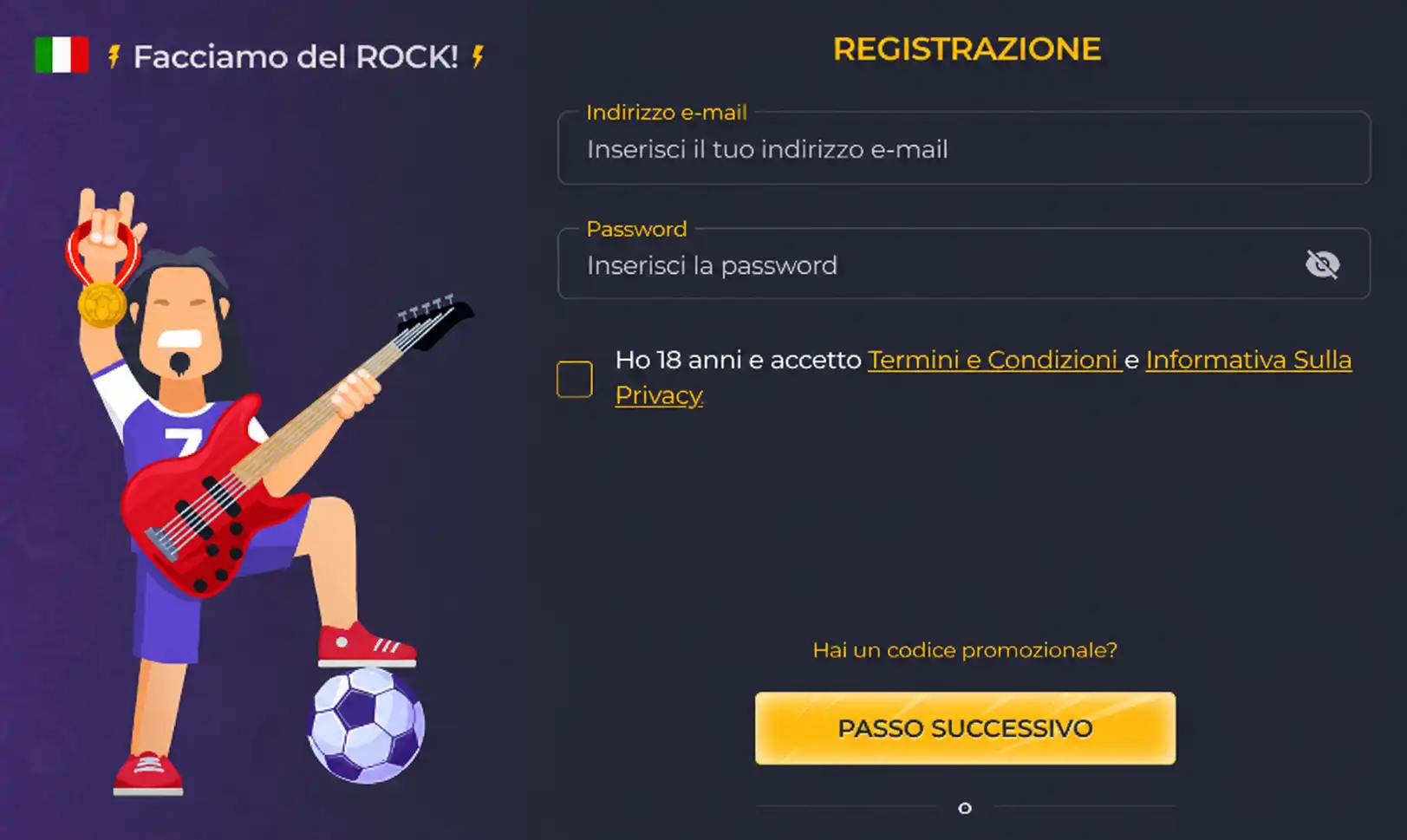 Registrazione su Rolling Slots Casino senza documenti